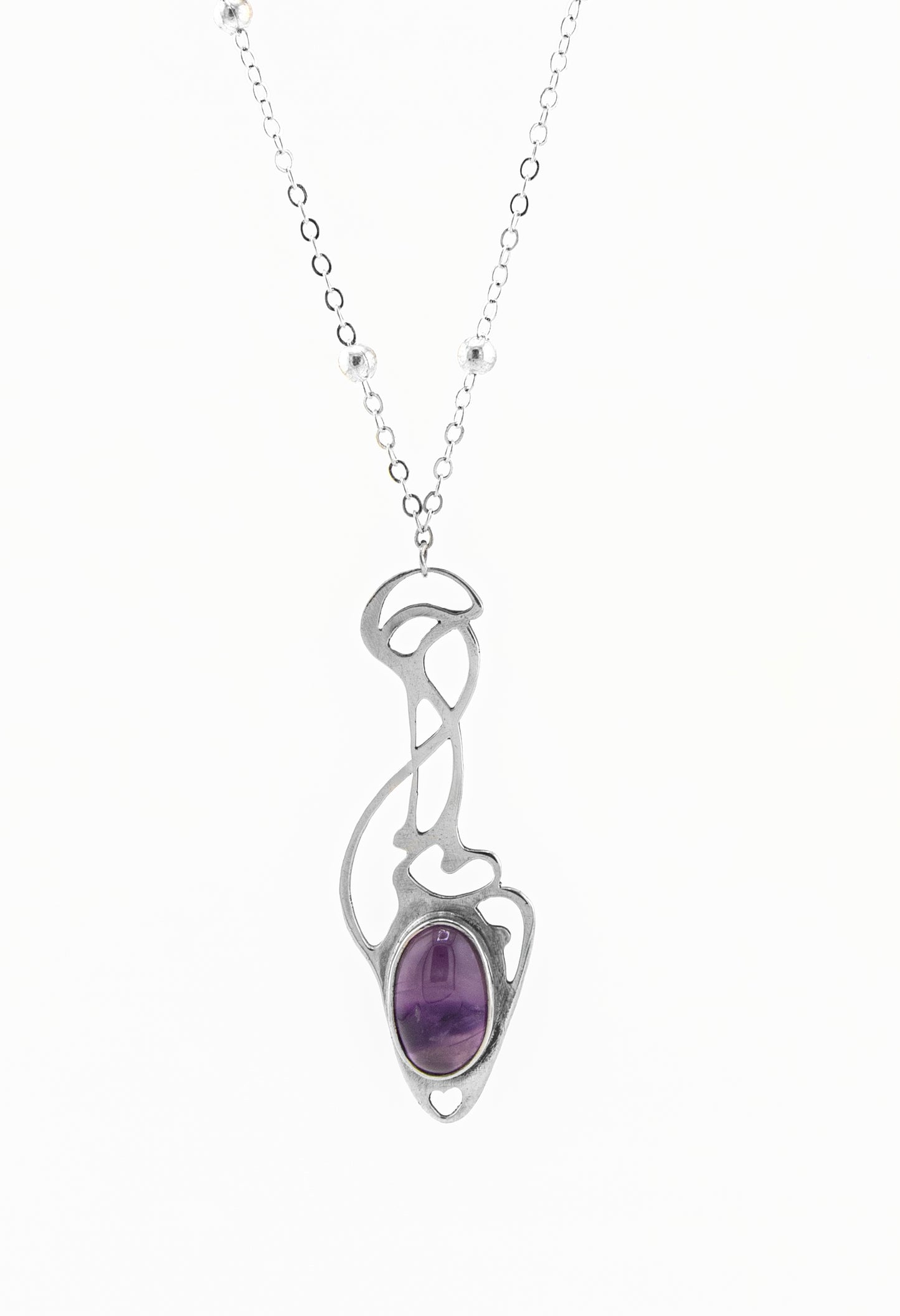 Sterling Silver with Amethyst