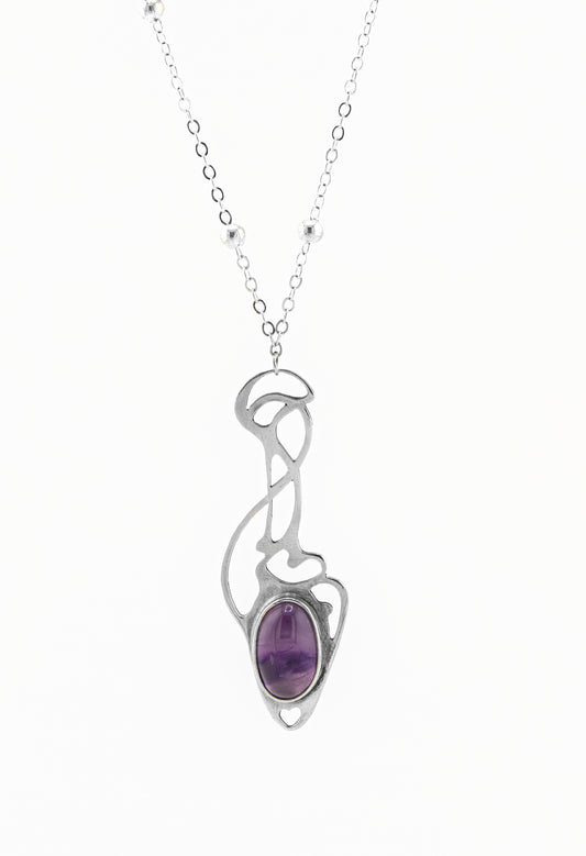 Sterling Silver with Amethyst